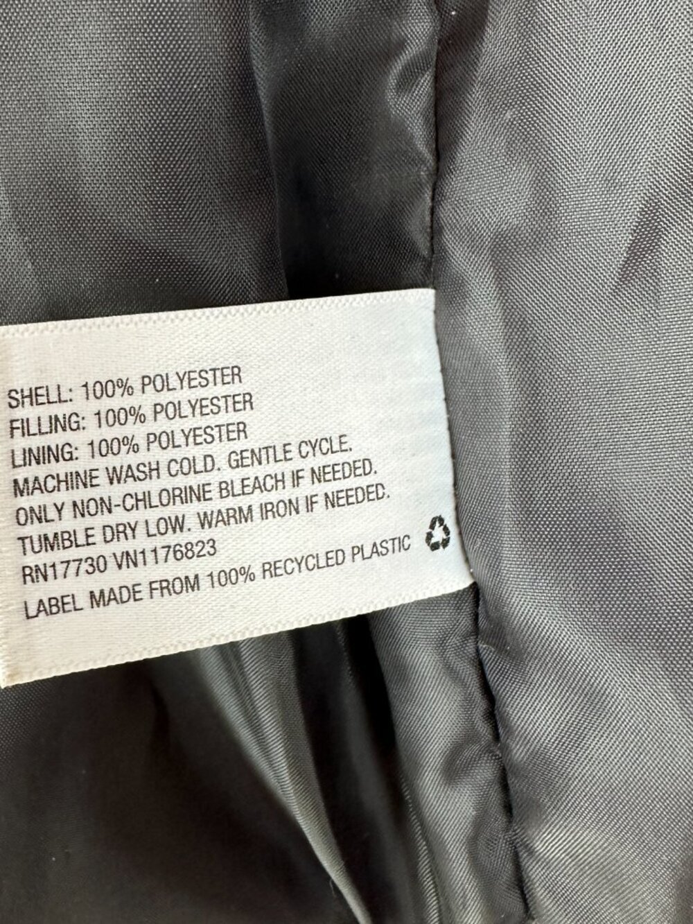 CAT & JACK BOYS PUFFER VEST, CHARCOAL COLOR, GREEN SLIME GRAPHIC SIZE S(6/7) - Picture 10 of 10